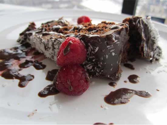 Paleo Chocolate Raspberry Torte